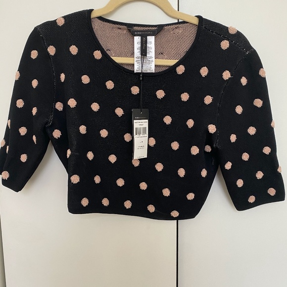 BCBG KNITTED CROP TOP - Picture 1 of 3